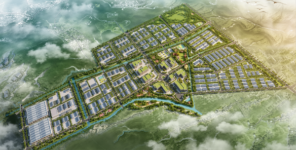 Conceptual Rendering of Vam Cong Industrial Park