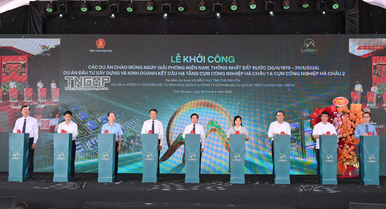 太原省通过两个Le Mont Ha Chau项目新增超100公顷工业发展空间。