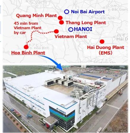 Meiko’s wider manufacturing footprint in Vietnam