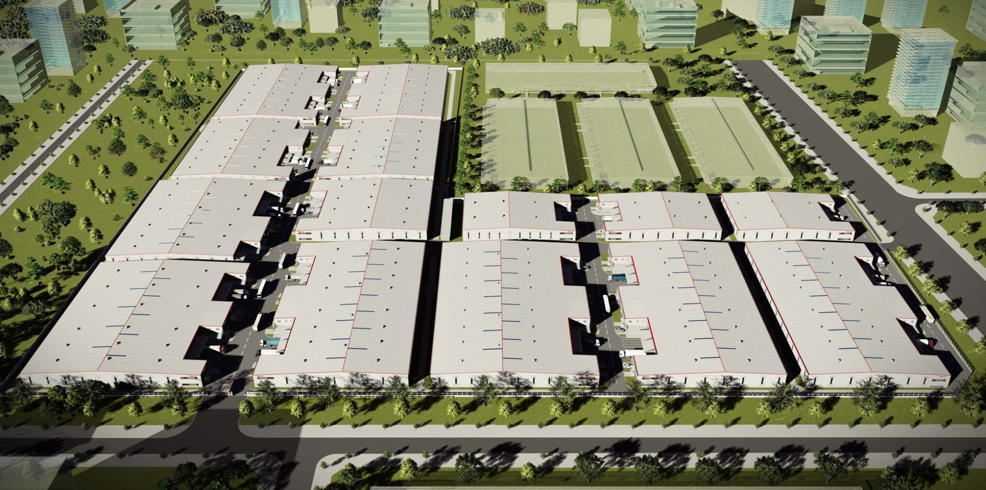 Perspective drawing of the project